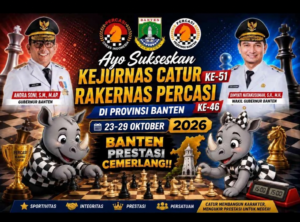 Kejurnas Catur ke-51 Digelar di Serang, PERCASI Jambi Siapkan Atlet Lewat Seleksi Berjenjang