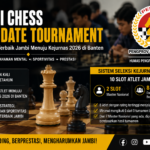 Jambi Chess Candidate Tournament Jadi Seleksi Kejurnas 2026, Percasi Tetapkan Sistem Berbasis Rating Provinsi