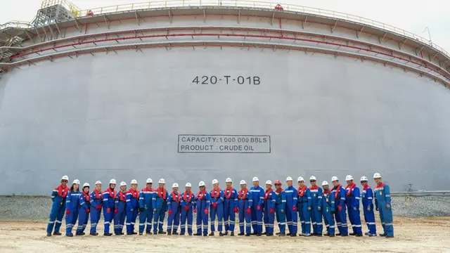 Pertamina Rampungkan Dua Tangki BBM Raksasa di Lawe-Lawe, Terbesar di Asia Tenggara