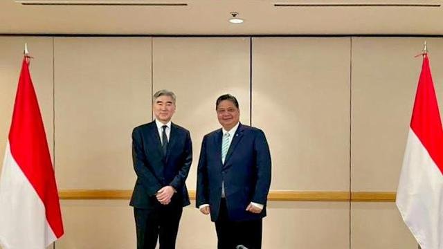 Airlangga Hartarto Bahas Kerja Sama Mobil Nasional dengan Hyundai