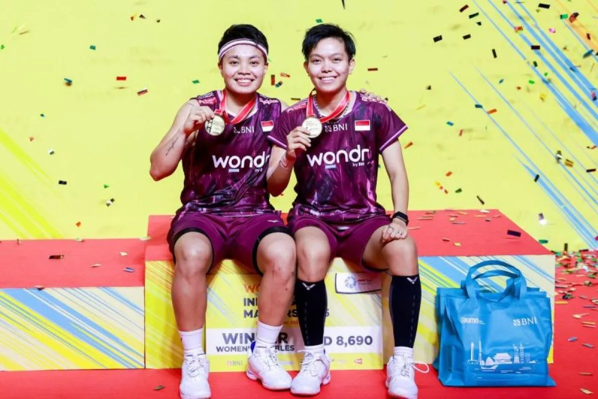 Apriyani/Fadia Juara Indonesia Master II 2025 Usai Kalahkan Rekan Senegara