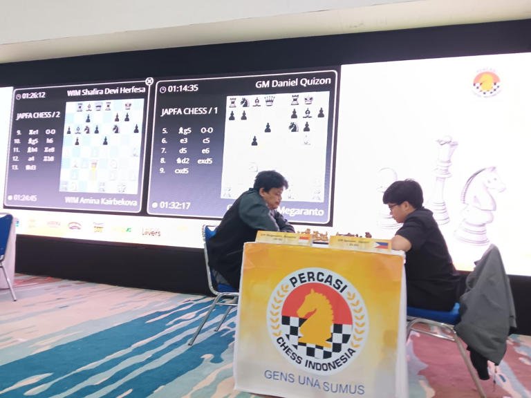 JAPFA Chess Festival, Susanto Megaranto masih Tangguh bagi Daniel Quison