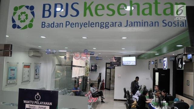Suasana kantor BPJS Kesehatan