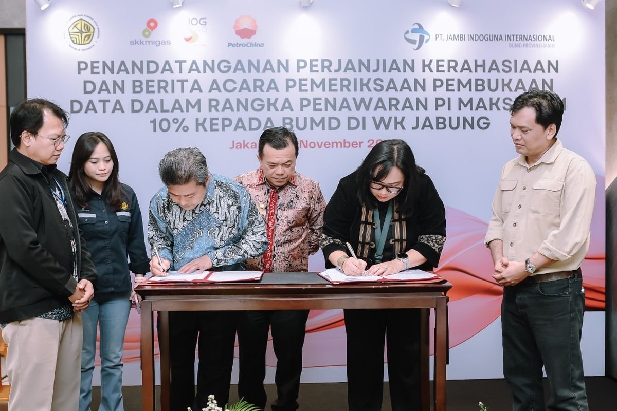 Penandatanganan terkait Participating Interest