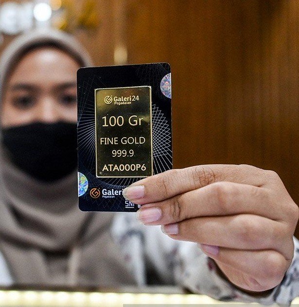 Jelang Natal, Harga Emas di Pegadaian Terbang Tinggi