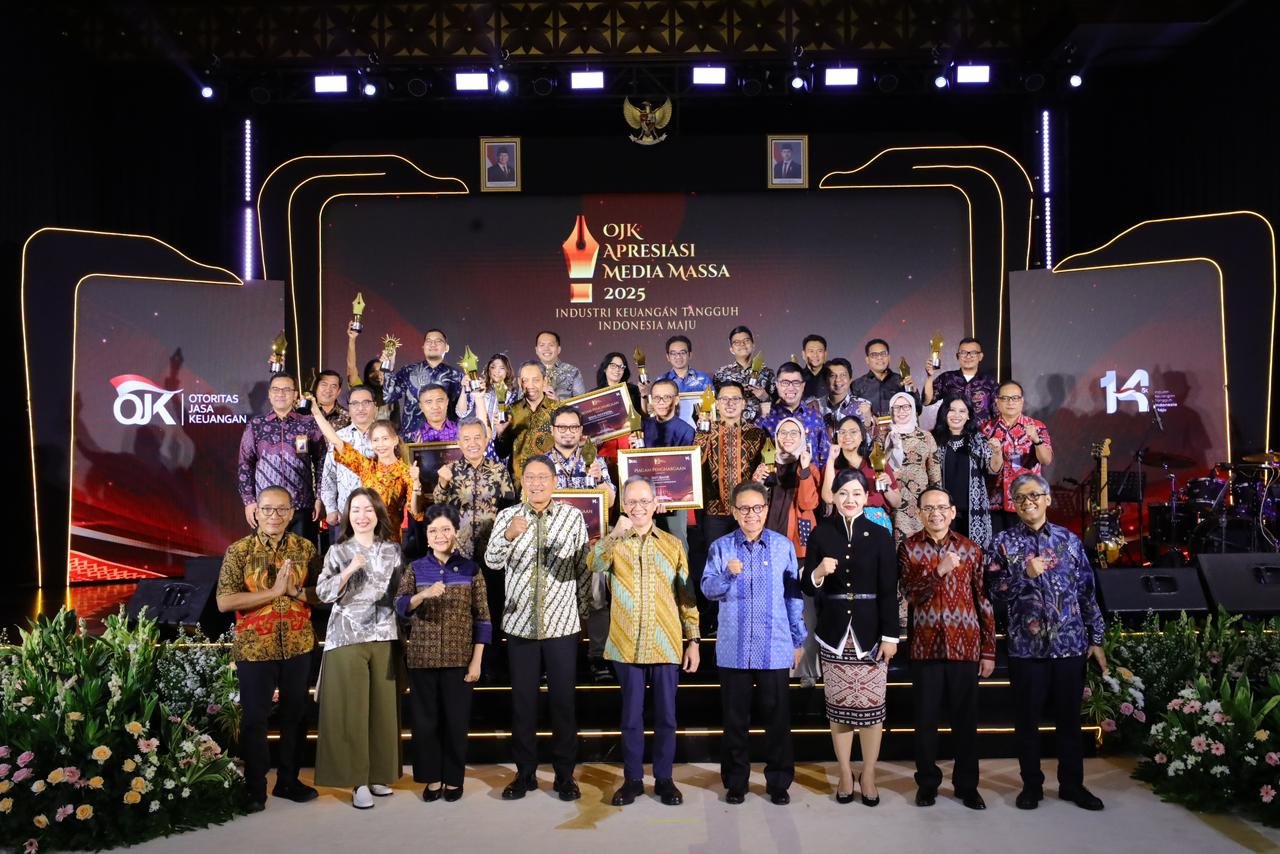 OJK Gelar Apresiasi Media Massa 2025, Mahendra Siregar Puji Peran Pers Jaga Stabilitas Sektor Keuangan