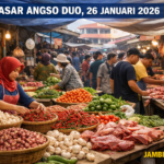 Harga Sembako di Pasar Angso Duo Jambi Stabil, Cabe Rawit Merah Naik Tajam
