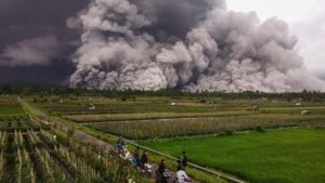Gunung Semeru Erupsi 6 Kali, Kolom Letusan Tertinggi Capai 1 Kilometer