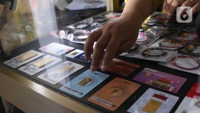 Harga Emas di Pegadaian Hari Ini Turun