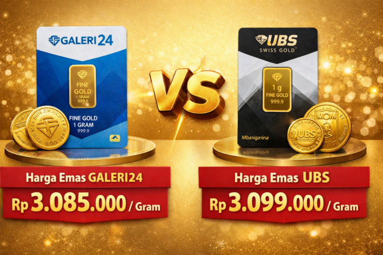 Harga Emas Galeri24 Lebih Murah dari UBS, Lihat Daftarnya Disini