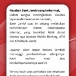 e-Banking Bank Jambi Lumpuh, Pesan Berantai Soal Rekening Terkuras Bikin Nasabah Resah