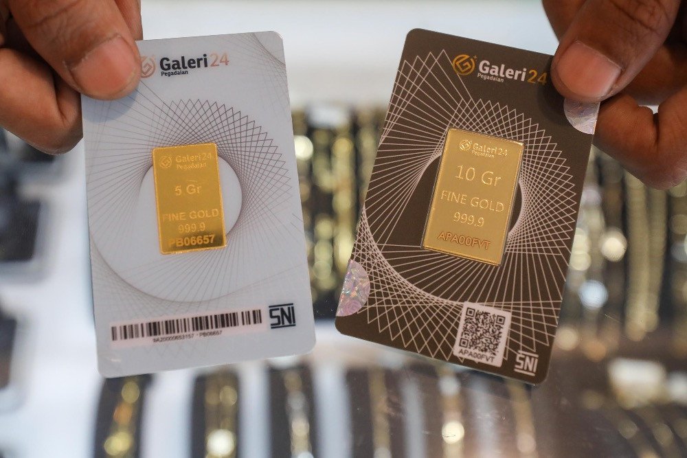 Harga Emas Galeri24 dan UBS Kompak Stagnan