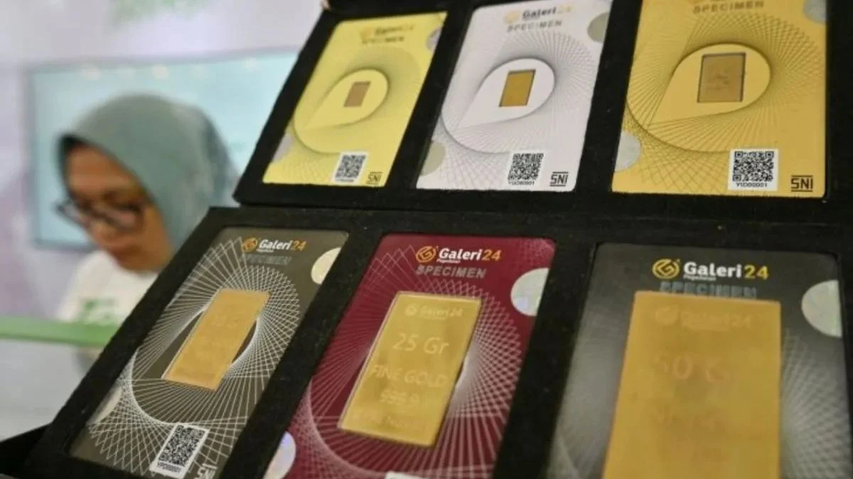 Harga emas UBS dan Galeri24 Hari Ini Kompak Stabil
