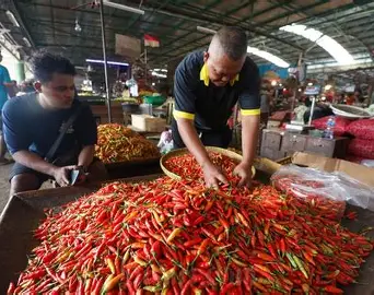 Jelang Ramadhan 2026, Harga Cabai di Pasar Talang Banjar Jambi Naik hingga 20 Persen