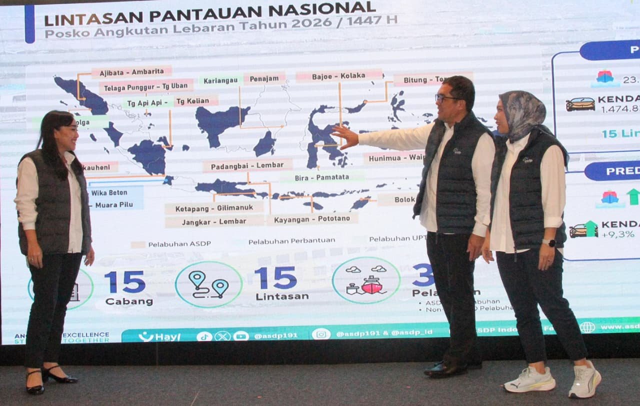 Mudik Lebaran 2026 Diprediksi Naik 9 Persen, ASDP Perkuat Kesiapan Operasional