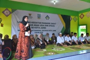 Bunda PAUD Jambi Nadiyah Luncurkan Program Manasik Zakat untuk Anak PAUD