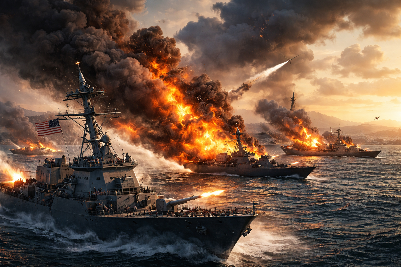 Trump Klaim AS Tenggelamkan 9 Kapal Perang Iran, Konflik Timur Tengah Kian Membara