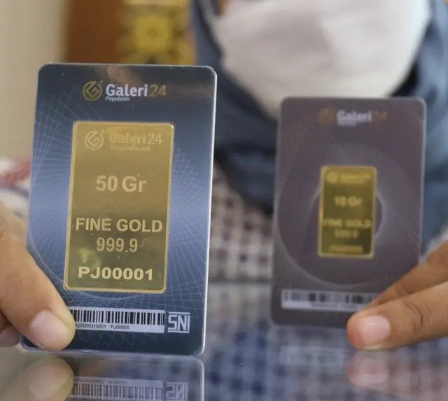 Naik Tipis, Jadi Segini Harga Emas Galeri24 dan UBS di Pegadaian