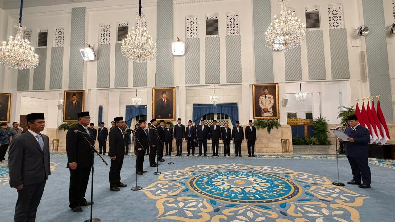 Prabowo Lantik Jenderal Dudung Jadi Kepala KSP, Qodari Jabat Kepala Bakom