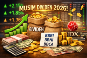 22 Emiten Umumkan Dividen 2025, BBRI hingga BBNI Paling Royal?