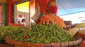 Harga Cabai Rawit Merah di Pasar Talang Banjar Tembus Rp60.000 per Kg