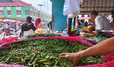 Harga Sembako di Pasar Angso Duo Jambi Stabil, Cabai Rawit Hijau Naik 20 Persen