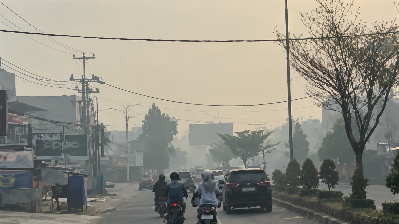 Kabut Asap Ganggu Aktivitas Ekonomi Jambi, UMKM Hadapi Risiko Penurunan Pendapatan