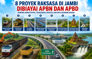 APBN dan APBD Biayai 8 Proyek Raksasa di Jambi, dari Tol hingga Bendungan