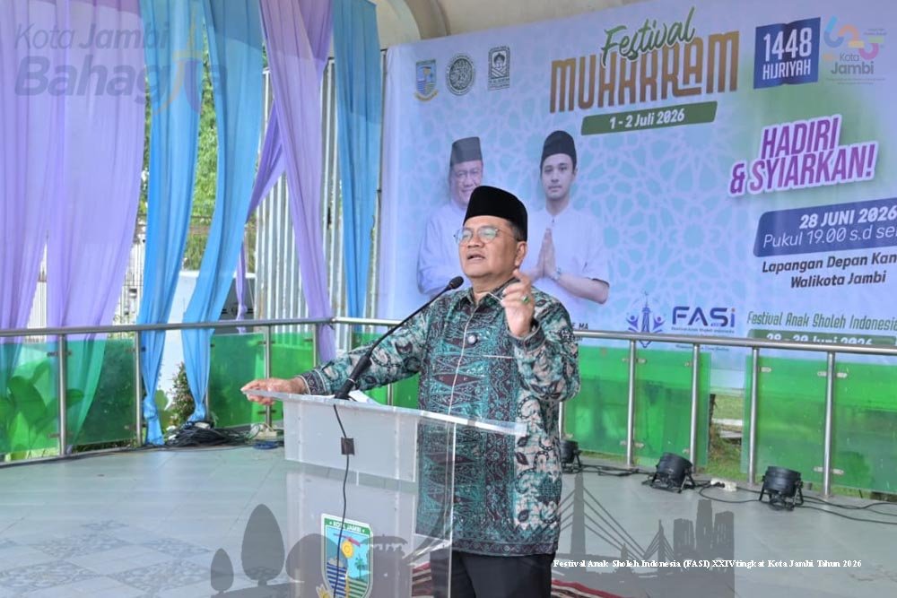 Buka FASI XXIV, Wali Kota Jambi Dorong Dakwah Kreatif yang Dekat dengan Generasi Muda