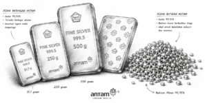 Harga Perak Antam Makin Berkilau, Naik Rp850 per Gram!