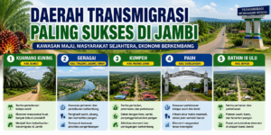 Ini 5 Daerah Transmigrasi Paling Sukses di Jambi, Tempat Tinggalmu Termasuk?