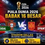 Final Kepagian! Portugal dan Spanyol Saling Jegal