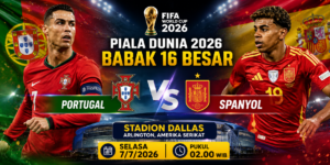 Final Kepagian! Portugal dan Spanyol Saling Jegal