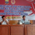 Koni Jambi Bangun Bank Data Atlet Terintegrasi, Pengprov Cabor Jadi Penginput Utama Data Atlet, Wasit dan Pelatih