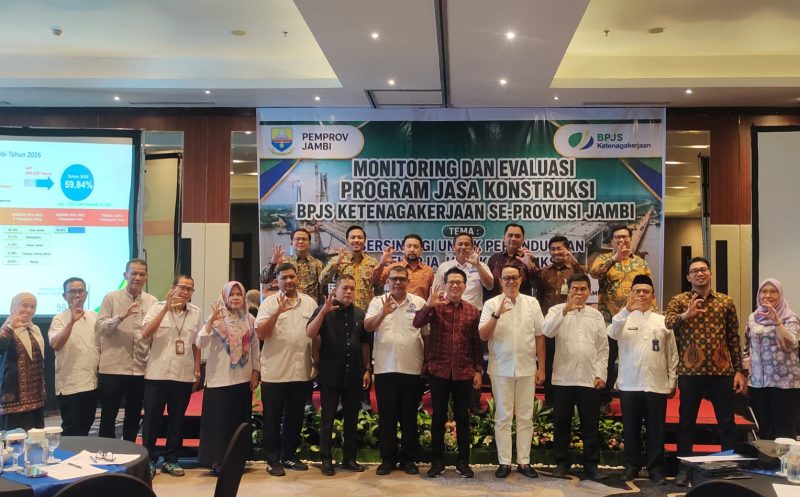 BPJS Ketenagakerjaan, Pemprov Jambi dan Asosiasi Konstruksi Perkuat Sinergi Dorong Pembangunan Infrastruktur