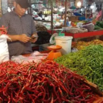 Cabai Rawit Naik di Pasar Angso Duo Hari Ini