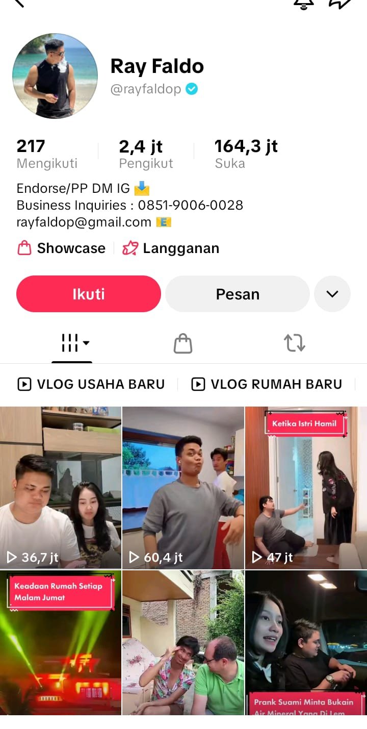 Top 5 Influencer Jambi 2026, Ray Faldo Masih Rajanya Media Sosial dengan 2,4 Juta Followers
