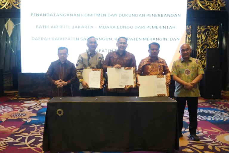 Batik Air Jangan Sampai Pergi! Bungo dan Tiga Tetangga Bersatu Jaga Rute Strategis
