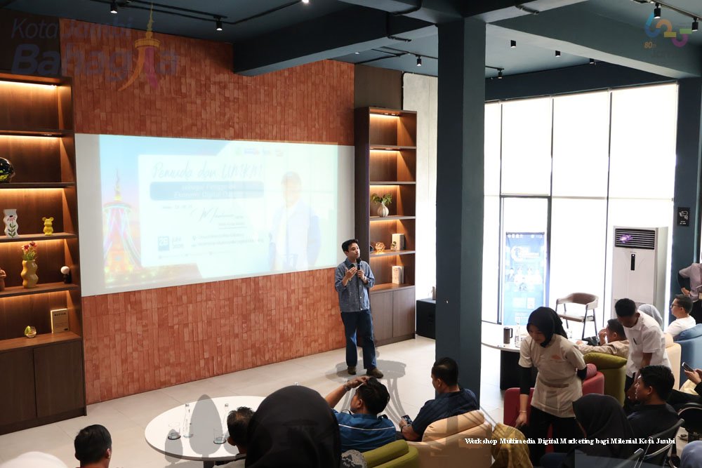 Wawako Diza Buka Workshop Digital Marketing, 100 Pelaku Ekraf Jambi Dapat Pelatihan