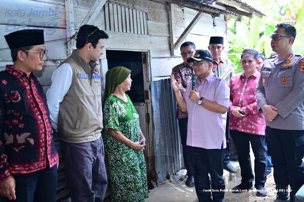 Sambut Hari Bhayangkara ke-80, Pemkot Jambi dan Polresta Bedah Rumah Mak Gambreng