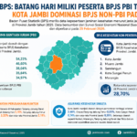 BPS: Batang Hari Miliki Peserta BPJS PBI Tertinggi, Kota Jambi Dominasi BPJS Non-PBI pada 2025