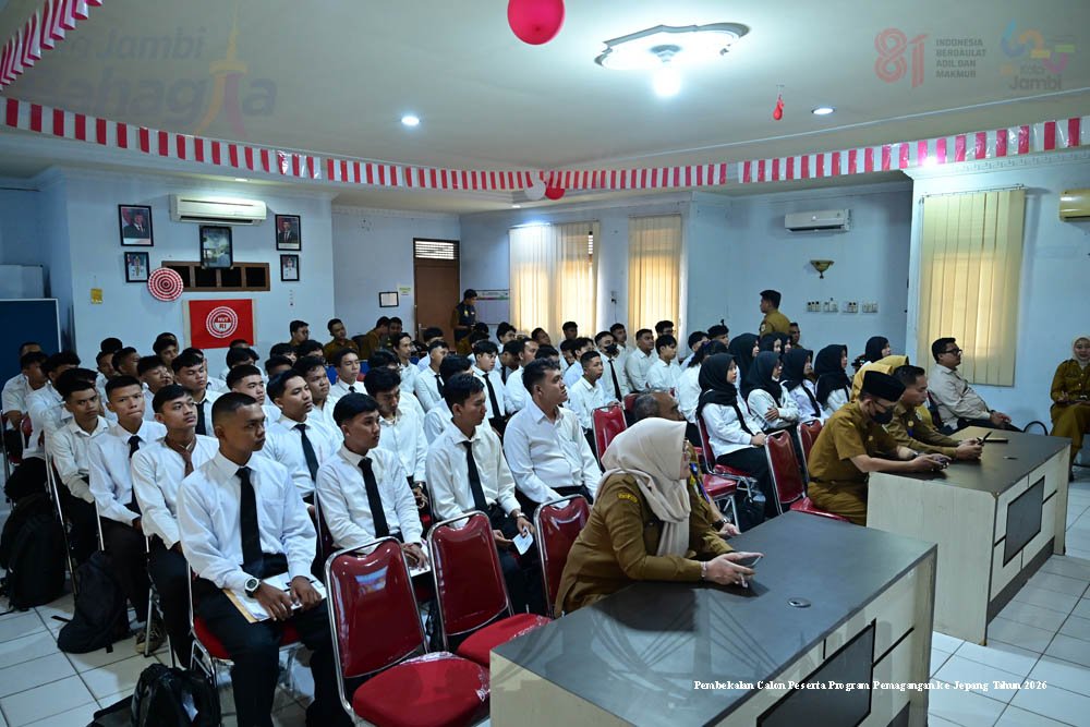 Pemkot Jambi Targetkan 150 Anak Muda Magang ke Jepang pada 2026