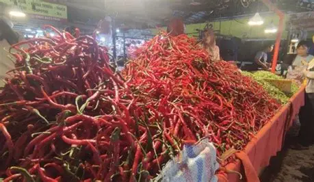 Harga Cabai Merah di Pasar Angso Duo Turun Jadi Rp32 Ribu per Kg, Beras dan Daging Stabil