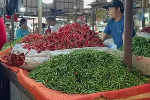 Harga Sembako di Pasar Angso Duo Stabil, Cabe Rawit Hijau Naik dan Cabe Merah Turun