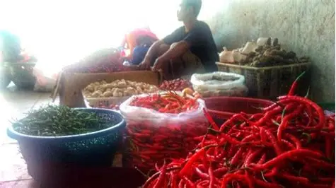 Harga Cabai Rawit Merah di Pasar Talang Banjar Hari Ini Rp75.000 per Kilogram